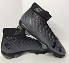 Chaussures de baseball homme Under Armour taille 15 noir gris UA Harper 2 RM 1297306-001 NEUVES