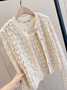 Dior Cashmere Silk cardigan Women brand new without tags size 4/8 - Picture 1 of 7