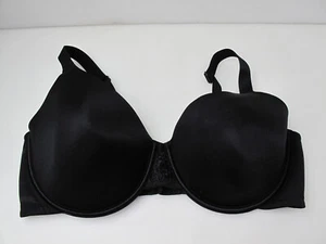 Vanity Fair Beautiful Benefits Contour Back Smoother Bra 76380 Size 38DD Black - Picture 1 of 7
