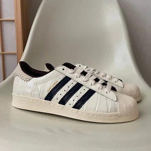 ADIDAS ORIGINALESS x GALES BONNER Superstar Croc Wonder Blanco Talla 9.5 JP7161 NUEVO - Imagen 1 de 10