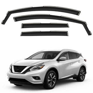 Sun Rain Visors Wind Rain Guards for 2015-2024 Nissan Murano - Picture 1 of 9
