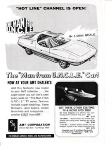 1967 AMT Piranha  Model 1/25 Print-Ad-Corvair powered/ Star Trek USS Enterprise - Picture 1 of 1