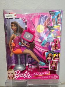 BARBIE COLOR STYLIN' HAIR, 8 PIECES, 2012, MATTEL, 5+ - Picture 1 of 3