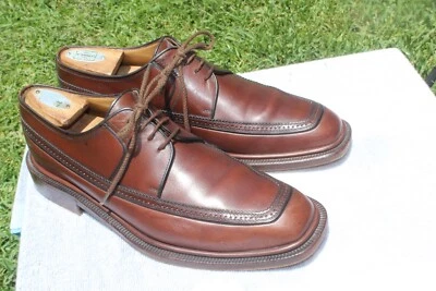 A. TESTONI BLACK LABEL SIZE 8.5 (US 9.5) BROWNS IN GREAT CONDITION MADE IN ITALY - Image 1 of 4