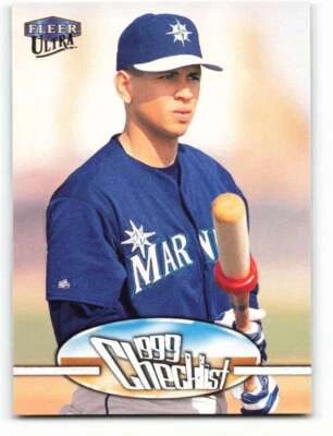 1999 Fleer Ultra #212 Alex Rodriguez NM-MT Mariners CL   - Image 1 of 2