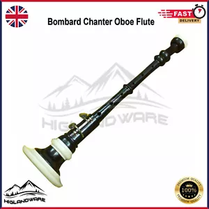 Gaita Bombard Puntero Palo de Rosa Negro Color Orquestal Oboe Caña - Zdjęcie 1 z 3