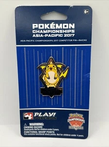 Pokémon Asia-pacific 2017 Competitor Exclusive Raichu Pin Championship - Bild 1 von 3