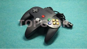 Nintendo Official Nintendo64 / N64 Controller Pad Black & Black / TESTED - Picture 1 of 2