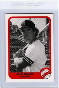 1984 Cramer Everett GIANTS #25 JOHN GRIMES Monahans TEXAS - Bild 1 von 2