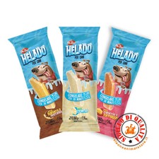 SNACK GELATO PER CANI HELADO 50 gr - diversi gusti LEOPET -...