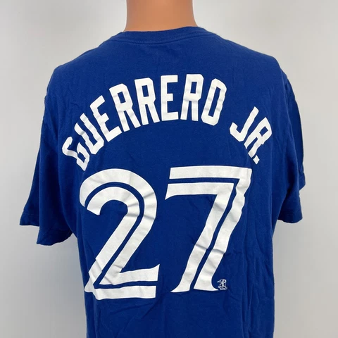 Nike Vladimir Guerrero Jr Toronto Blue Jays Jersey T Shirt MLB Baseball Size M Cover