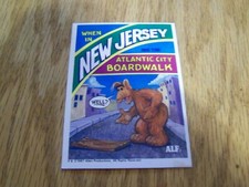 1987 ALF TRADING CARD NEW JERSEY