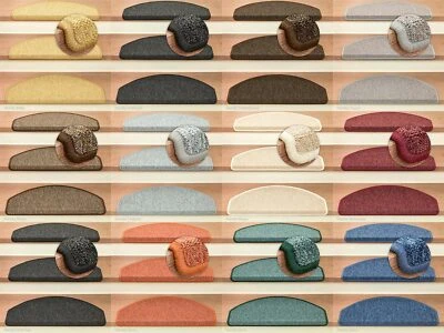 Stufenmatte Treppenmatte Rambo New Halbrund 12 Farben - 1 Stück - Bild 1 von 2