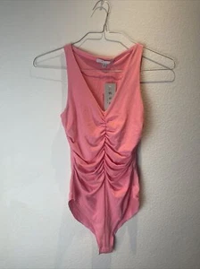 Gaze, Pink Sleeveless Bodysuit, XS, NWT - Picture 1 of 6