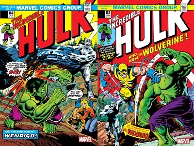 Juego Incredible Hulk #180 181 edición facsímil Foto 1 de 4