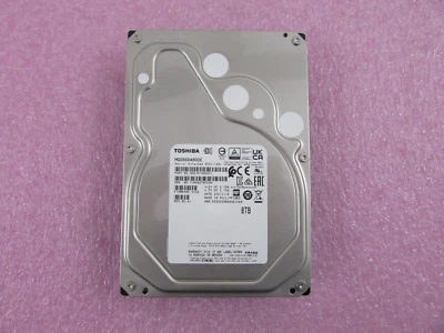 Toshiba MG08SDA800E 8TB 7200RPM 3.5" SAS 12Gb/s 512e Internal HDD Hard Drive - Image 1 of 4
