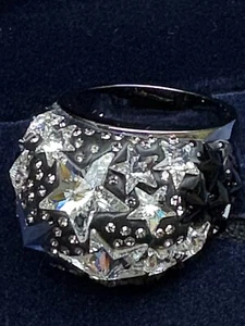 Anillo de cóctel de cristal de Swarovski 58 - Imagen 1 de 8