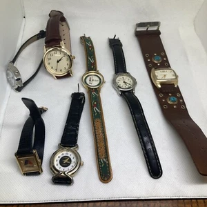 Lot Of 7 Mixed Ladies UNTESTED Watches, Read Description - Picture 1 of 7