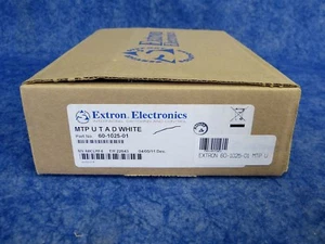 NEW! Extron MTP U T A D White 60-1025-01 Twisted Pair VGA Video Audio Plate (C2) - Picture 1 of 5