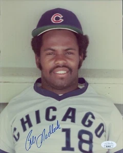 Bill Madlock Chicago Cubs Signed 8x10 Glossy Photo JSA Authenticated - Picture 1 of 2