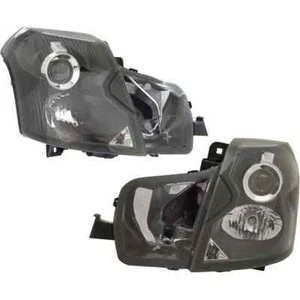 Halogen Headlight Set For 03-07 Cadillac CTS Driver and Passenger Side with Bulb - Picture 1 of 5