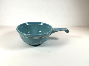 Taylor Smith Taylor Oven Serve Ware Turquoise Teal Handled Bowl - Blue TST - Foto 1 di 4