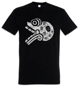 Aztec Skull T-Shirt Aztecs Empire Tattoo American Indians Tribe Symbol Sign - Picture 1 of 1