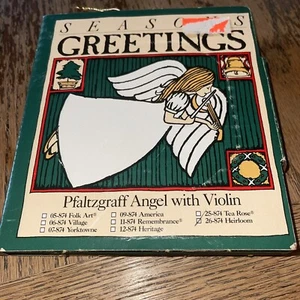 Pfaltzgraff Seasons Greetings Angel 1989 ANGEL Christmas Heirloom - Picture 1 of 4