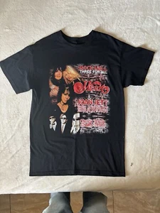 HEART JOAN JETT CHEAP TRICK ROCK HALL THREE FOR ALL 2016 TOUR SHIRT MEDIUM - Picture 1 of 2
