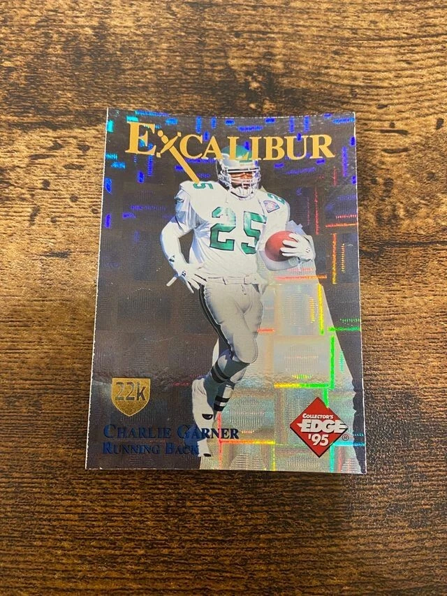 1995 Collector's Edge Excalibur 22K Silver Shield Prism /750 Charlie Garner - Image 1 of 1