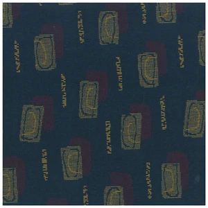 Carlin Navy Blue Geometric #Crypton #Upholstery Fabric 0455360 - Picture 1 of 3