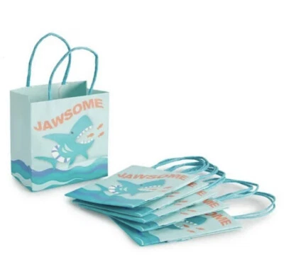 Bella Bug Shark Blue [ JAWSOME ] Treat Party Bags 6 Count | New Original Package - Image 1 of 4