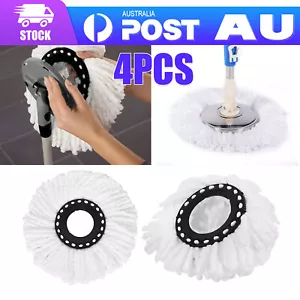 4x Replacement Spin Mop Head Microfibre For 360°Spin Magic Home Floor Cleaning - Picture 1 of 12