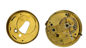 Movimiento Reloj Bolsillo Fusee Cuerda Llave Oro Buen Eje Cadena 16S Piezas Reparación (605) - Imagen 1 de 11