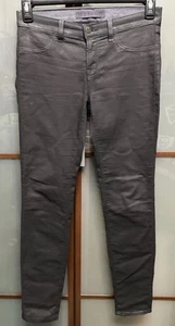 J Brand Womens Leggings Jeans Smolder Black Size 28 Mid Rise Waxed Denim Stretch - Picture 1 of 7