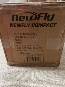 Golf push trolley Newfly Compact used red - Bild 1 von 4