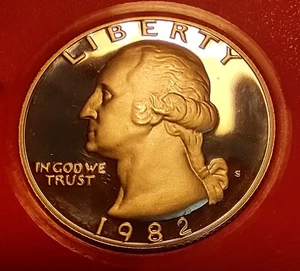 1982. Quarter Proof - Picture 1 of 2