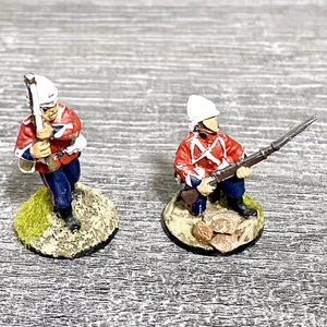 2x 28mm 24th Regiment Of Foot Painted Metal Miniatures Zulu 1879 Wargames #14 - Bild 1 von 4