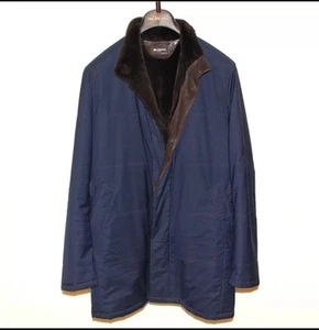 $22,000 Kiton Coat 100% Beaver Dyed Fur Lining, Size 54, Super Rare From Kiton - Picture 1 of 14