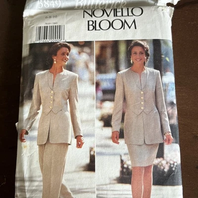 butterick patterns 3849 Misses Jacket, Skirt, Pants Sz 6-8-10 - Image 1 of 3