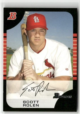 2005 BOWMAN #80 SCOTT ROLEN ST. LOUIS CARDINALS - Image 1 of 2