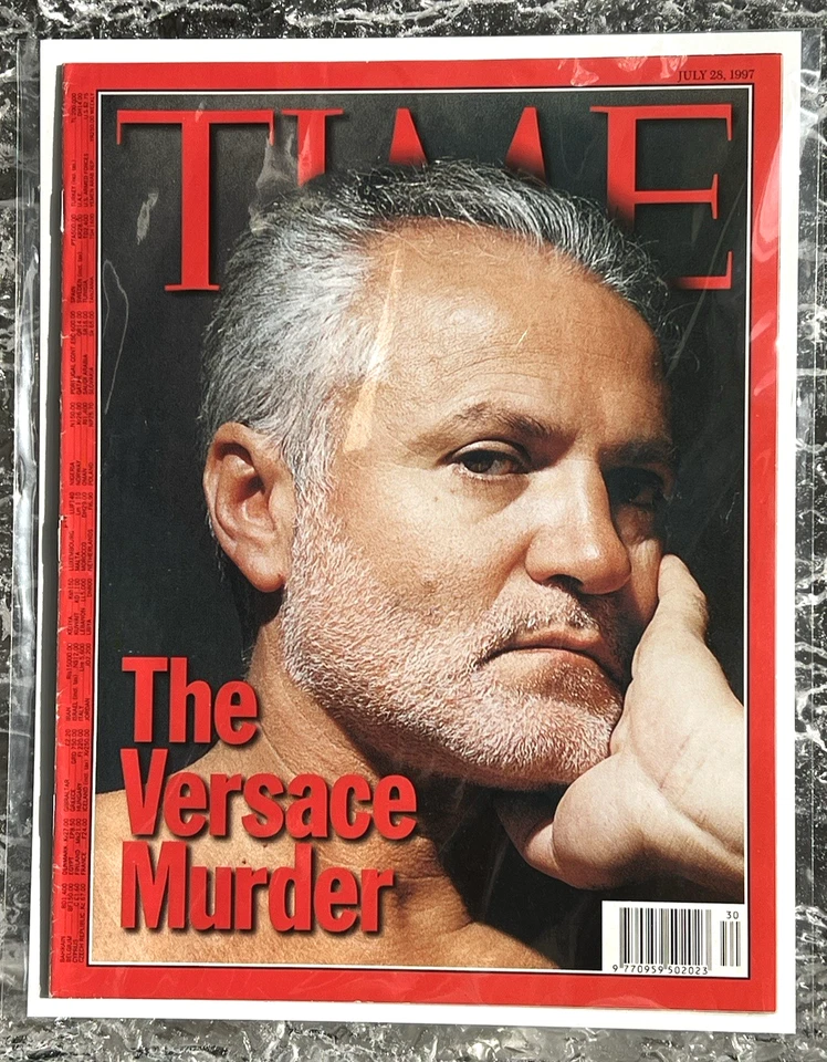 Time Magazine 1997 The Murder of Gianni Versace Andrew Cunanan Fashion Icon RARE - Image 1 of 1