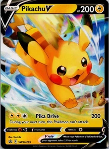 Pikachu V SWSH285 Promo SWSH: Sword & Shield Promo Cards NM - Picture 1 of 2
