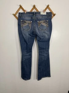 Shyanne Jeans Shy Western Boot Embellished 32 Short - Picture 1 of 12