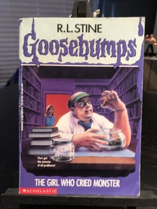 Goosebumps The Girl Who Cried Monster (#8) by R L Stine (1993) 1st Edn Horror NM - Picture 1 of 5