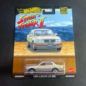 CUSTOM HOT WHEELS STREET FIGHTER 2 LEXUS LS 400 RETRO ARCADE BONUS STAGE CAPCOM - Picture 1 of 2