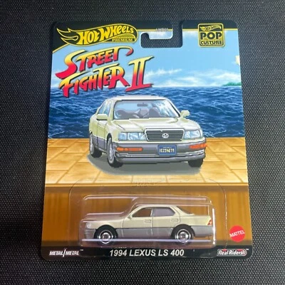 CUSTOM HOT WHEELS STREET FIGHTER 2 LEXUS LS 400 RETRO ARCADE BONUS STAGE CAPCOM - Image 1 of 2