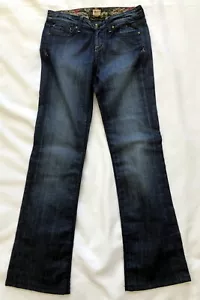Brown Label ~ Rylen ~ Stretch Low Rise Boot Cut Denim Blue Jeans Sz 25 x 29~ NWT - Picture 1 of 7