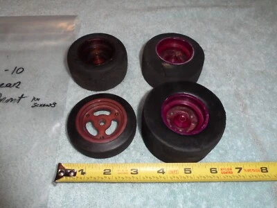 3X Rear 1 Front Vintage Team Associated RC10 Rear Rims RC 10 Wheels 1.75 - Image 1 of 4