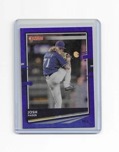 Josh Hader 2020 Donruss Blue Foil Card #133 Milwaukee Brewers - Picture 1 of 2